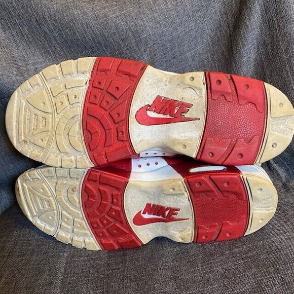 Nike Air Veer Mens Size 13 University Red 2013 Red White Strap Shoes Sneakers - Picture 6 of 6